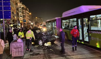 Kocaeli’de zincirleme trafik kazasında 7 kişi yaralandı