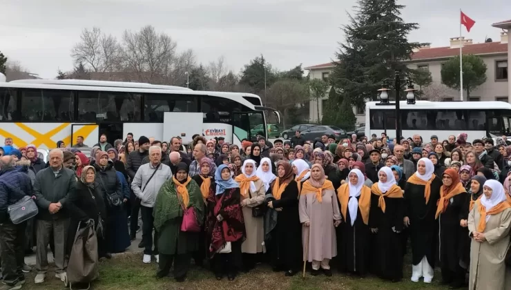 Kırklareli’nde 70 kişi kutsal topraklara uğurlandı