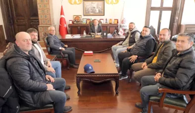 Edirne ASKF Yönetimi Gürkan’ı ziyaret etti