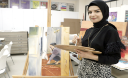 Güzel Sanatlar Fakültesi öğrencisi, Asrın Felaketinde Portreler sergisi açacak