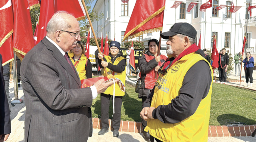 Tekirdağ’da 57. Alay temsili sancak devir teslim töreni düzenledi