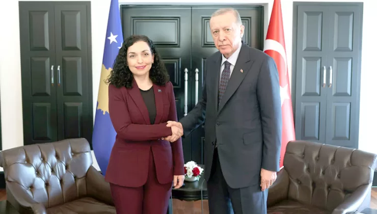 Kosova Cumhurbaşkanı Osmani-Sadriu Cumhurbaşkanı Erdoğan ile bir araya geldi