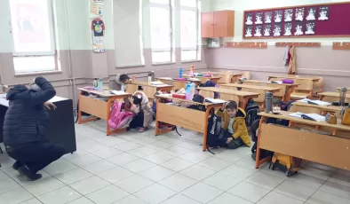 Edirne’deki okullarda deprem tatbikatı yapıldı