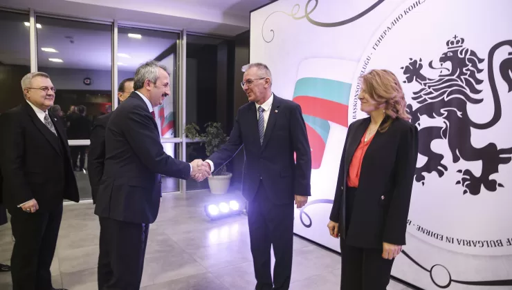 Edirne’de Bulgaristan Başkonsolosluğunca “ulusal gün” resepsiyonu verildi