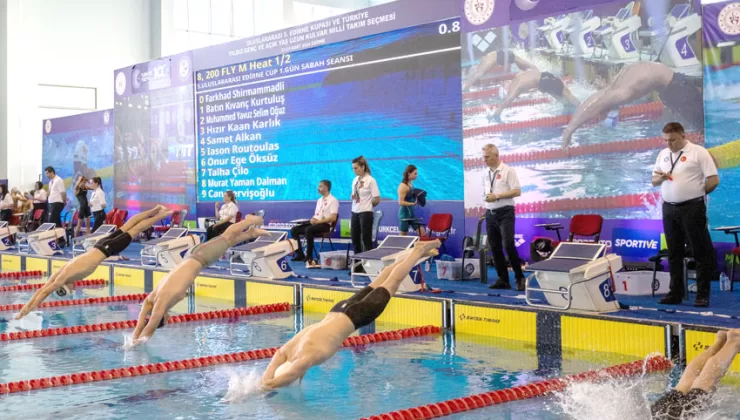 Yüzmede Edirne Kupası heyecanı başladı