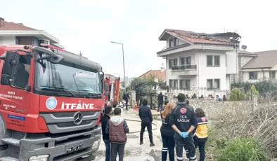 Bursa’da patlamanın ardından yangın çıkan villanın bodrumunda ceset bulundu