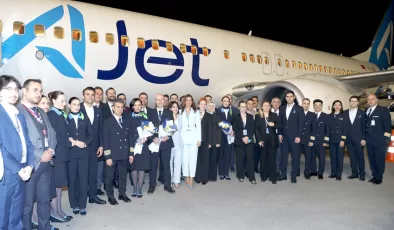 THY’nin yeni markası AJet ilk tanıtım uçuşunu Ankara’dan İstanbul’a yaptı