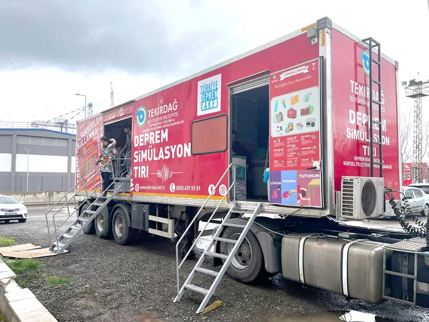 Deprem Simülasyon TIR’ı, TREPAŞ’ta