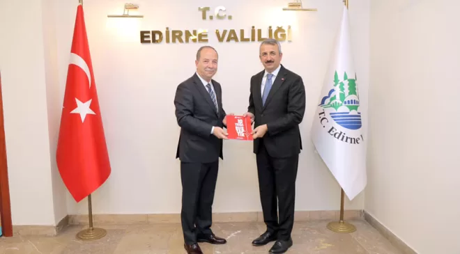 Başkan Gürkan, Vali Sezer’e veda etti