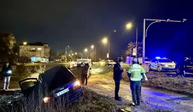 Edirne’de polisten kaçan otomobil sürücüsü uzun süren takip sonucu yakalandı