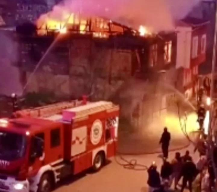 Tekirdağ’da korkutan yangın
