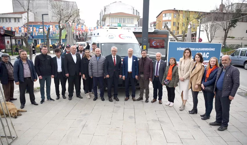 Keşan Belediyesi Hasta Nakil Ambulansı tanıtıldı