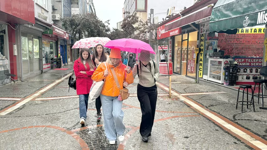 Edirne’de sağanak etkili oldu