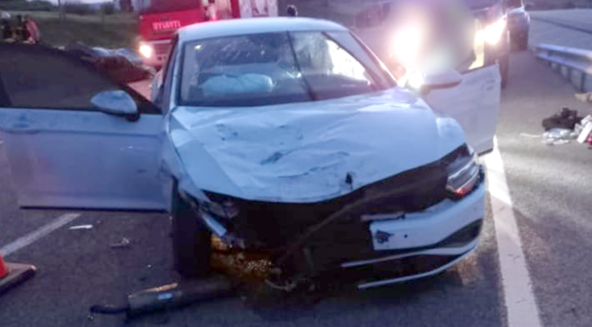 Tekirdağ’da iki otomobilin çarpıştığı kazada 1 sürücü öldü