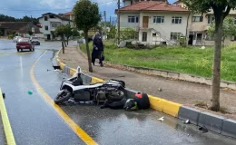 Sakarya’da kamyonla çarpışan motosikletin sürücüsü hayatını kaybetti
