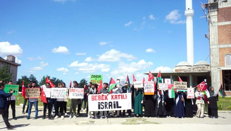 İsrail’in Gazze’ye yönelik saldırıları protesto edildi