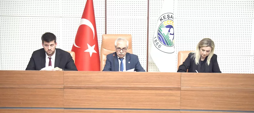 Keşan Belediye Meclisi yeni dönemin ilk toplantısını yaptı