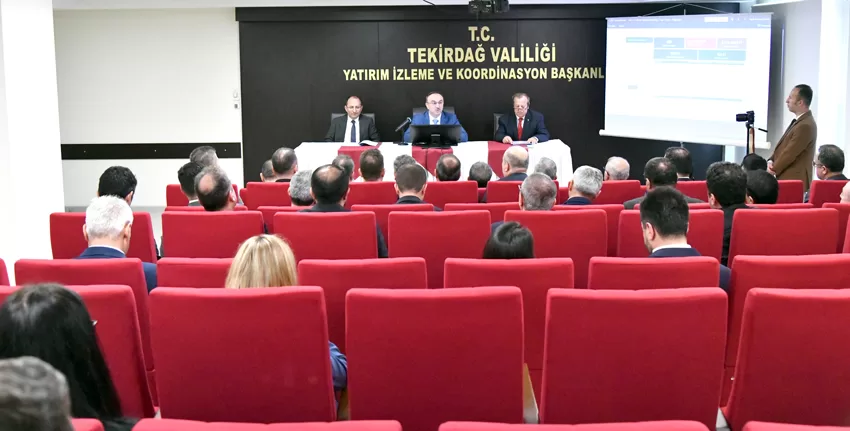 Tekirdağ İl Koordinasyon Kurulu Toplantısı yapıldı