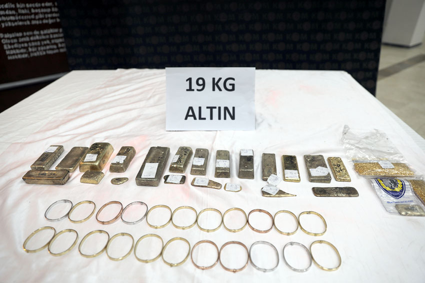 Kapıkule’de 18 kilo 725 gram altın ele geçirildi