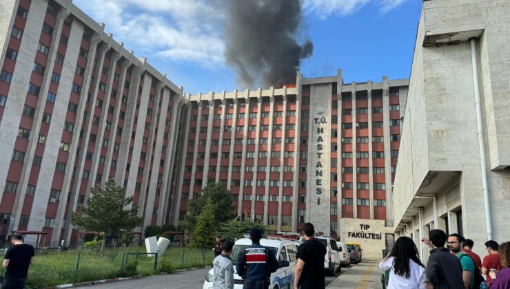 Tıp Fakültesi’ndeki yangın kontrol altına alındı