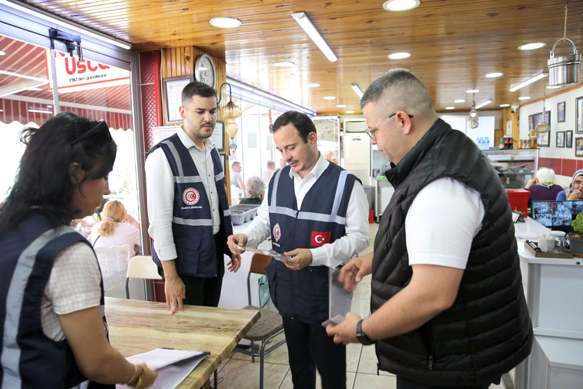 Edirne tava ciğercilerinde terazi denetimi