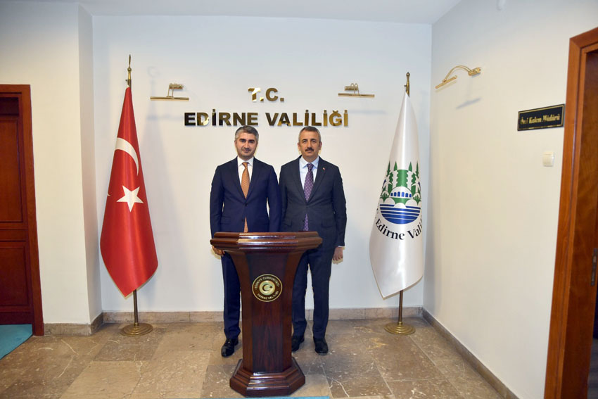 Bakan Yardımcısı Tarıkdaroğlu, Edirne’de ziyaretlerde bulundu