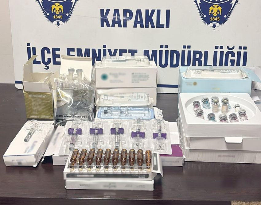 Tekirdağ’da evinde estetik operasyonlar yaptığı iddia edilen kadın gözaltına alındı