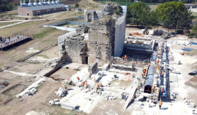 Edirne Sarayı’ndaki Cihannüma Kasrı’nın restorasyonu yıl sonuna kadar tamamlanacak