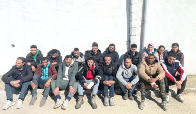 17 düzensiz göçmen yakalandı