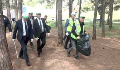 ‘Orman Benim’ kampanyası ile çöpler toplandı