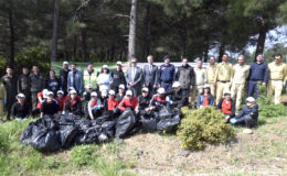 Şarköy’de “Orman Benim” Kampanyası kapsamında çevre temizliği yapıldı