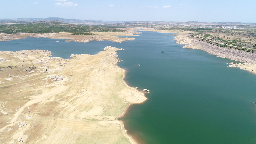 Edirne’ye içme suyu sağlayan barajın doluluk oranı yüzde 23 seviyesine düştü