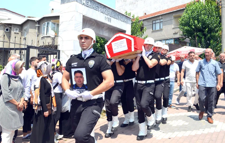 Hayatını kaybeden Şanlıurfa Emniyet Müdür Yardımcısı Baran’ın cenazesi Kocaeli’de defnedildi