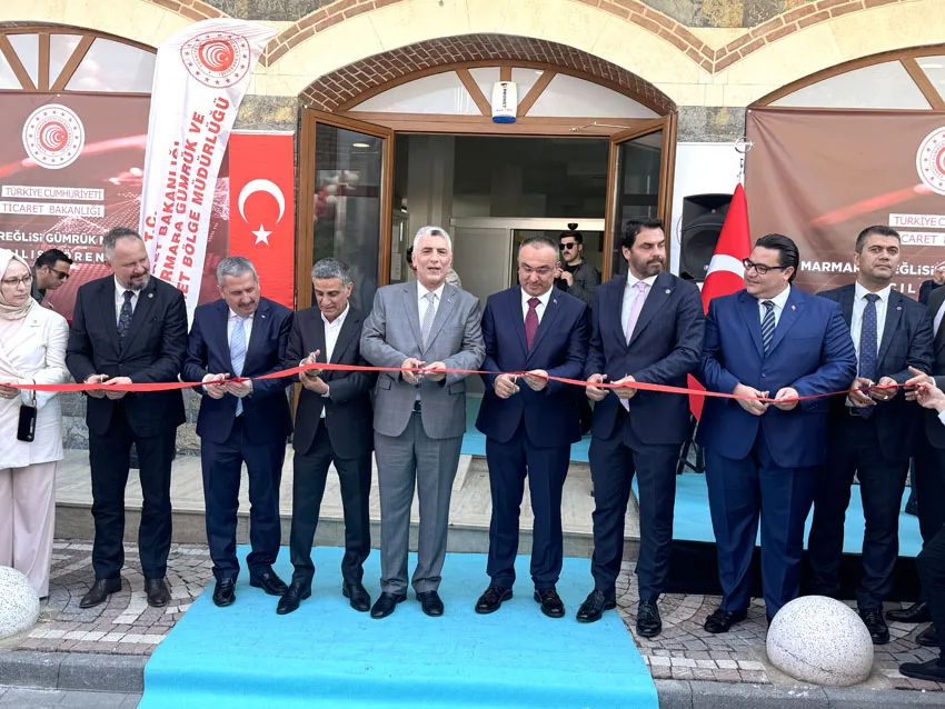 Ticaret Bakanı Bolat, Tekirdağ’da Marmaraereğlisi Gümrük Müdürlüğünün açılışına katıldı
