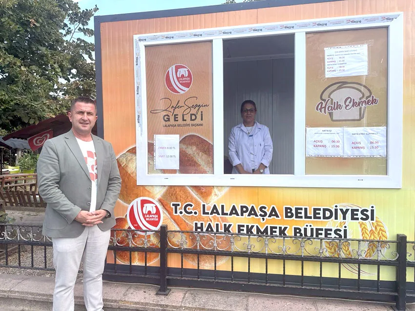 Lalapaşa Halk Ekmek Büfesi’ne kavuştu