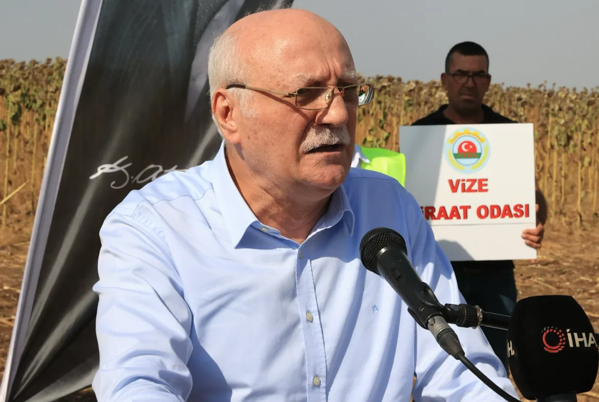 TZOB Genel Başkanı Bayraktar, Edirne’deki üreticiler için “kuraklık” desteği istedi