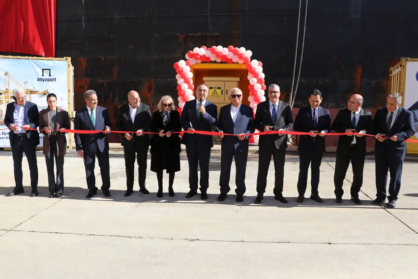Tekirdağ Asyaport Limanı’nda Yüksek Gerilim ile Gemi Elektrik Besleme Tesisi açıldı