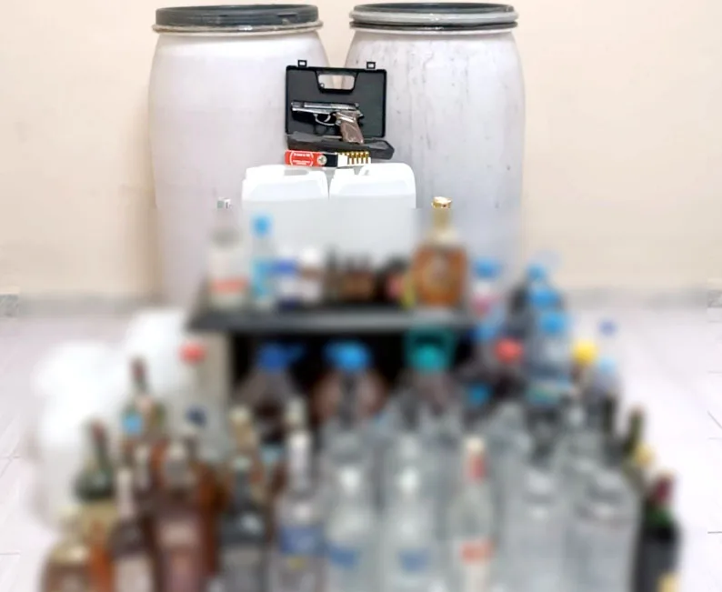 Tekirdağ’da 168 litre sahte içki ve 55 litre etil alkol ele geçirildi