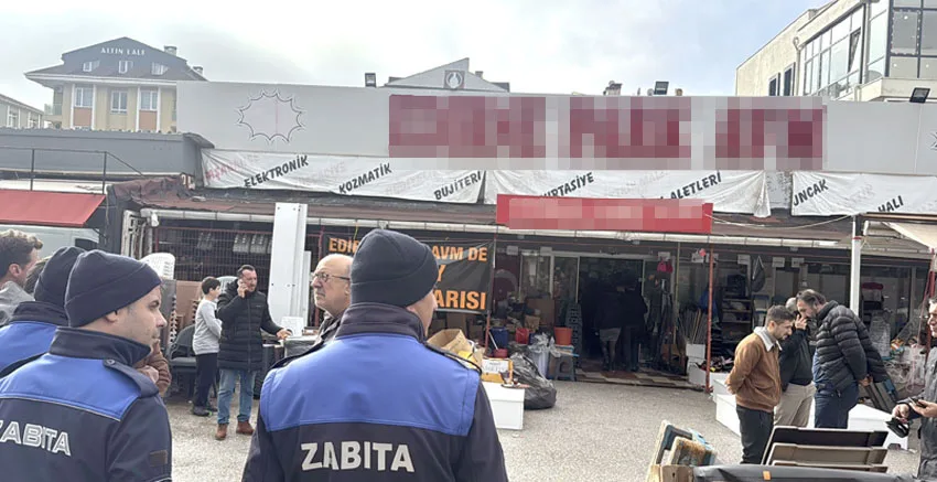 Edirne’de iş yerinin yıkımı sırasında kavga: 4 gözaltı