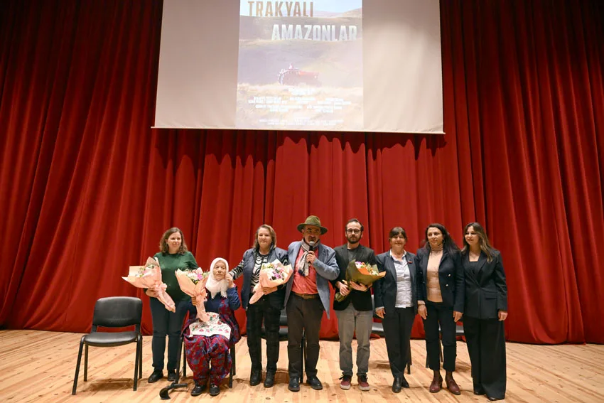 Edirne’de Trakyalı Amazonlar filminin gösterimi yapıldı
