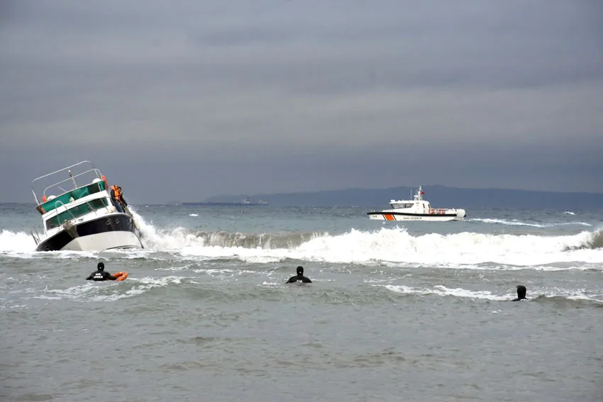 Tekirdağ’da denizde can pazarı