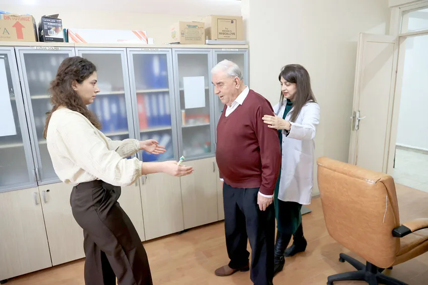 Huzurevi sakinlerine geriatri hizmeti