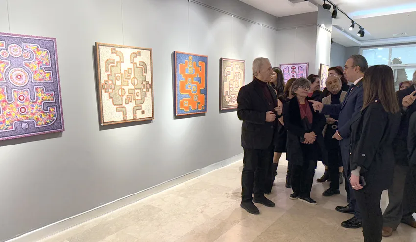 Ressam Prof. Dr. Ahmet Özol, Tekirdağ’da 38’inci sergisini açtı