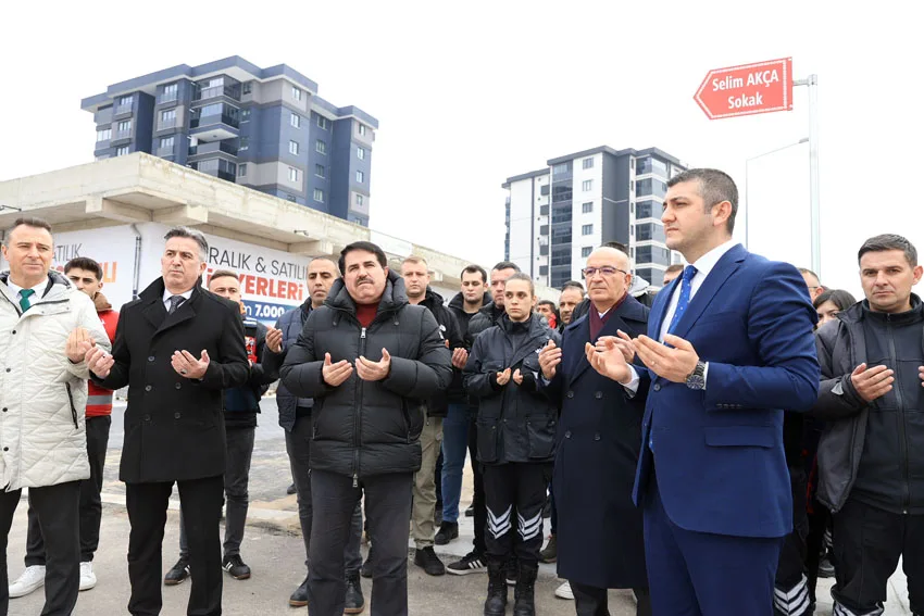 Akça’nın ismi sokağa verildi