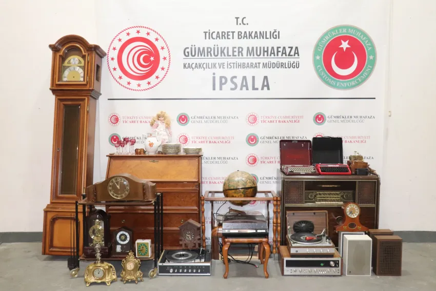 İpsala Sınır Kapısı’nda antika operasyonu