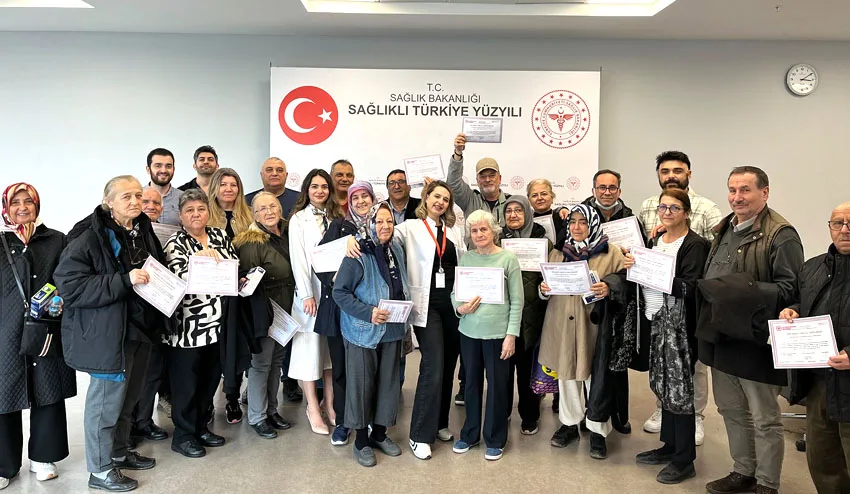 Tekirdağ’da Diyabet Okulu’nda sertifikalar verildi