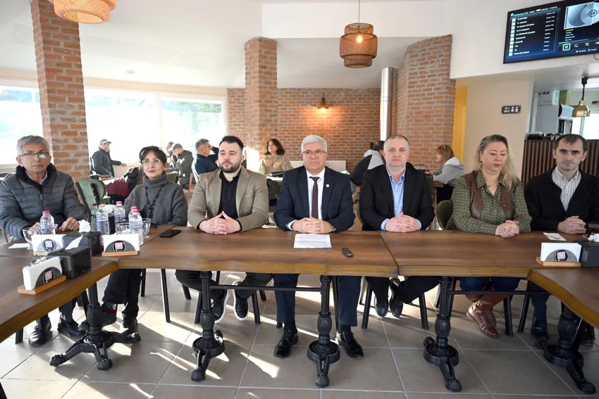 Balkanlı, gazetecilerle bir araya geldi