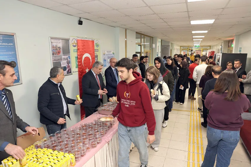 Final haftasında öğrencilere moral ikramı