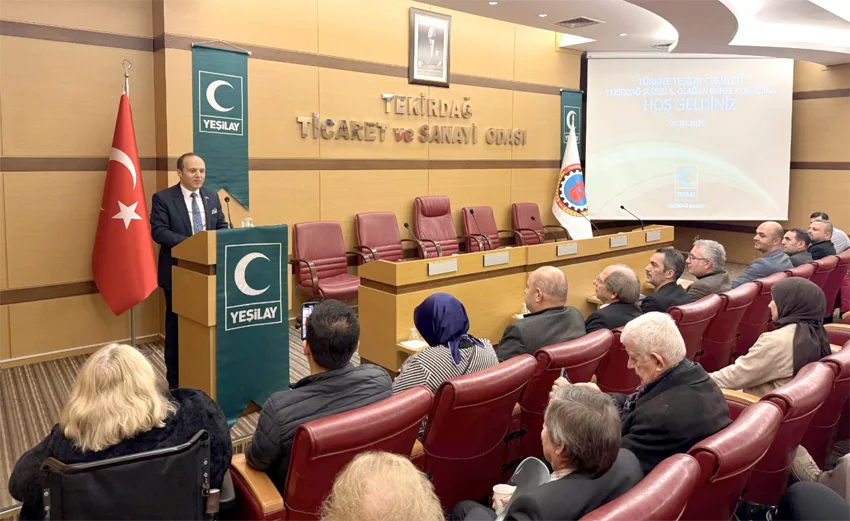 Yeşilay Tekirdağ Şube Başkanlığına yeniden Soykırlı seçildi