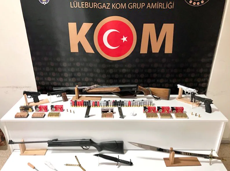 Kırklareli merkezli 4 ilde organize suç örgütlerine operasyon
